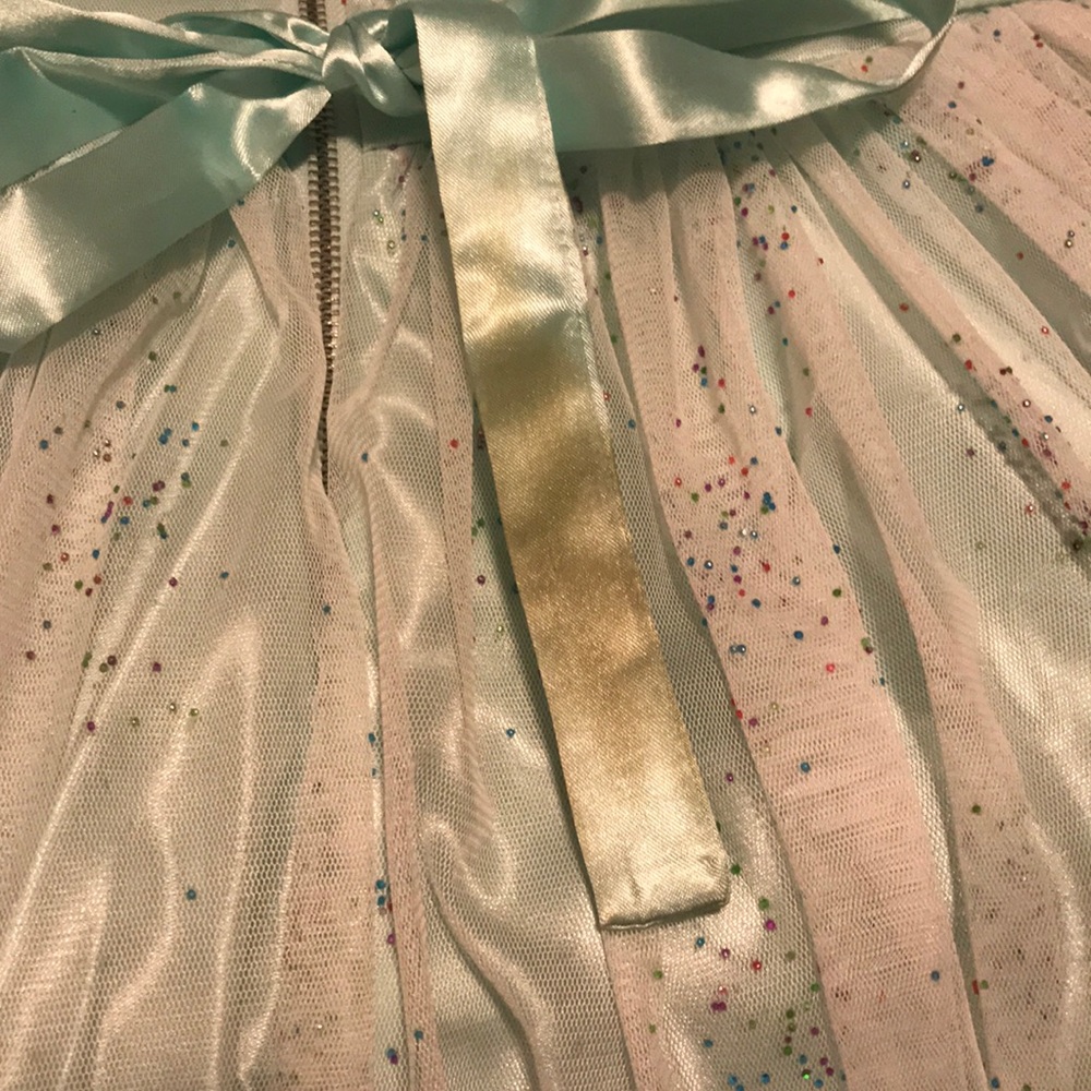 Girls mint green dress - Picture 4 of 4
